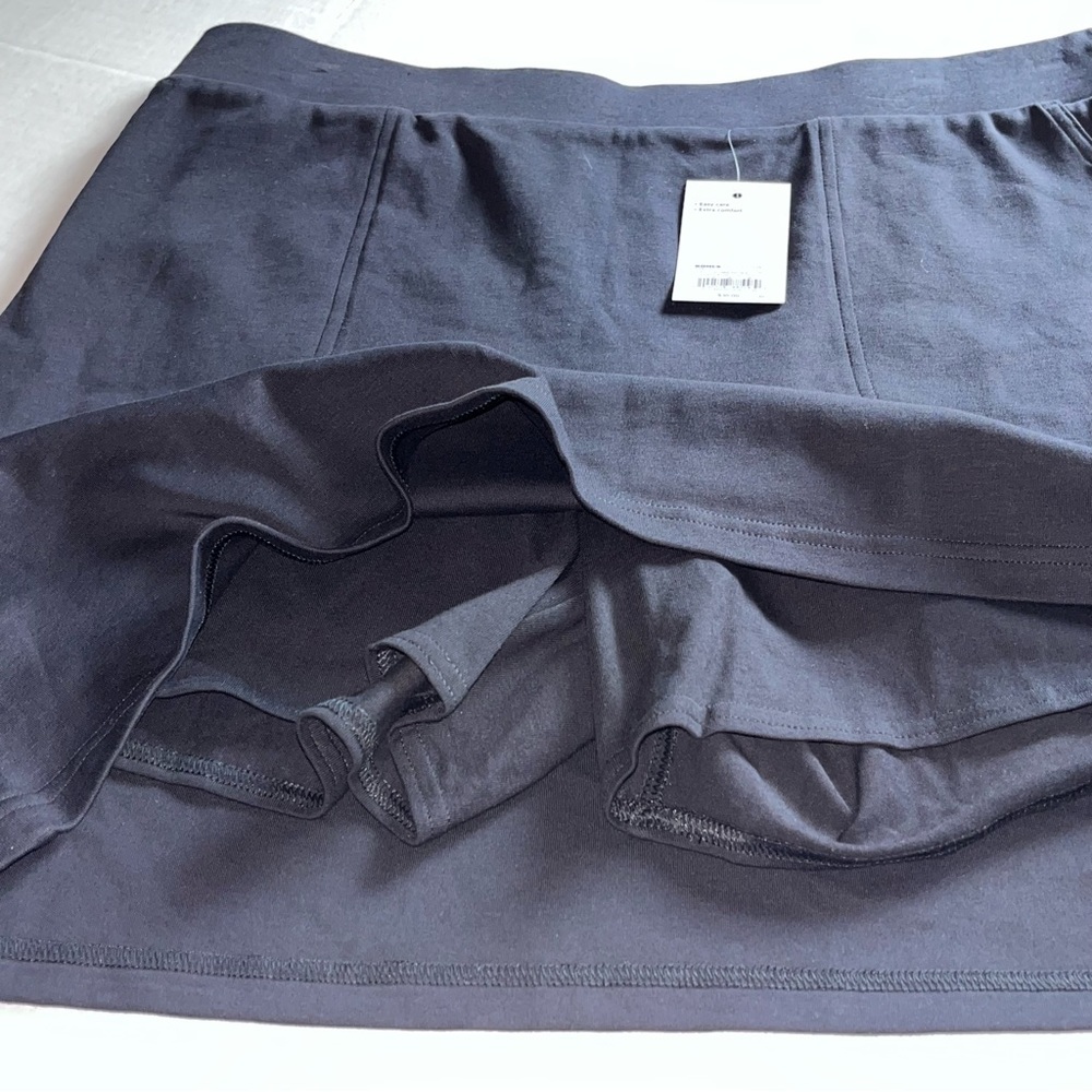 Croft & Barrow Black Midrise Large Easy Pull On Skort New with Tags - Picture 9 of 12